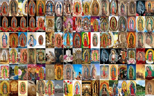 100 imágenes de la Santísima Virgen de Guadalupe - Reina de México ...