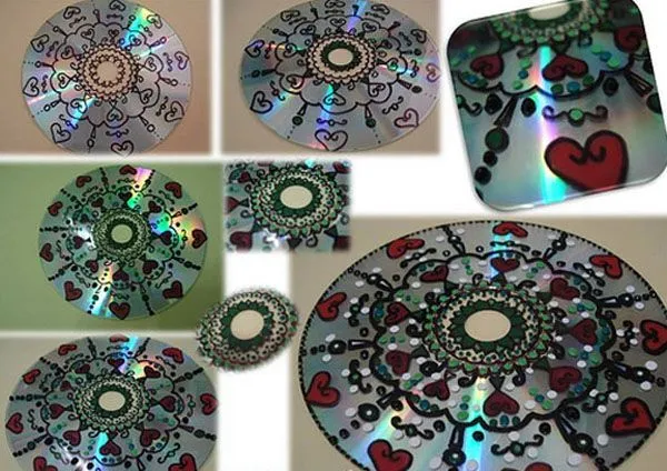 1000 formas de reciclar CDs y DVDs – vol I | reciclando Cd | Pinterest