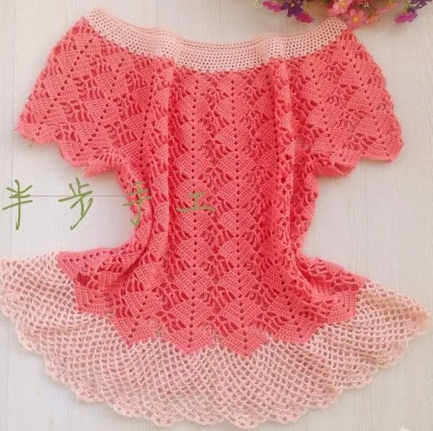 Las 12 mejores blusas caladas / patrones crochet | Crochet y Dos ...