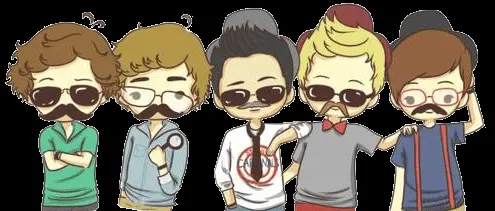 1D Animados (One Direction) ~PNG by PaLoEdiciones on DeviantArt