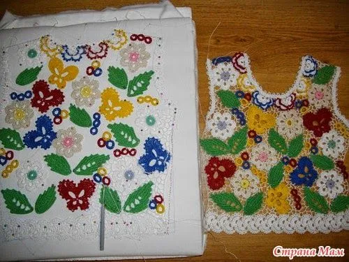 259 Instrucciones de Vestidos de Bebe a Crochet Ruso ~ Patrones de ...
