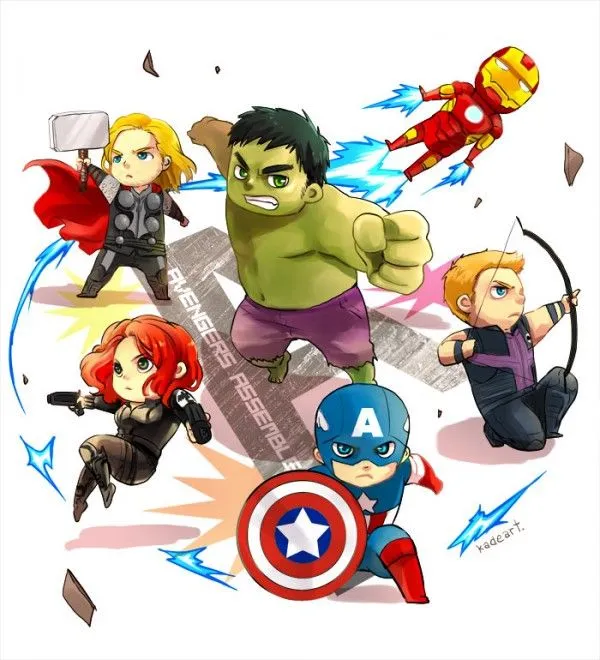 70 Incredible Illustrations to Celebrate The Avengers Pop-Culture ...