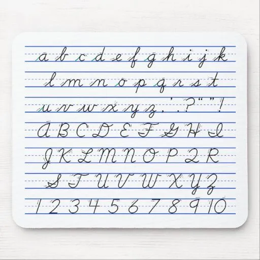 Letra cursiva abecedario mayuscula y minuscula - Imagui