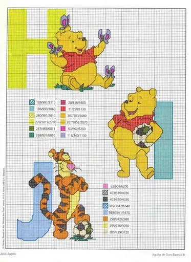 Winnie Pooh En Punto De Cruz Gratis Imagui