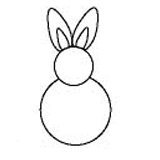 Actividades para niños: aprender a dibujar un conejo paso a paso