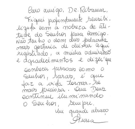 Agradecimentos de médicos - Dr. J. RibamarDr. J. Ribamar
