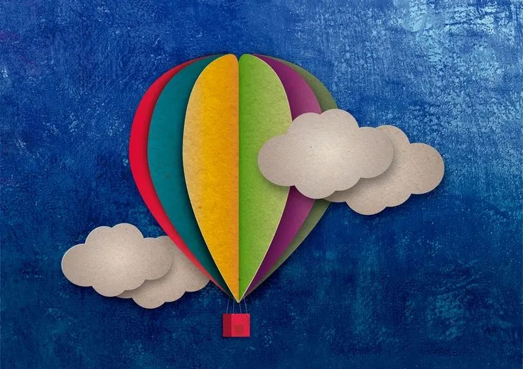 Air balloon - Globo aerostatico para portada de album fotografico ...