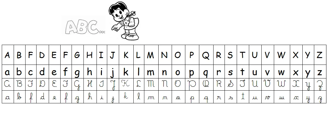 Letra manuscrita alfabeto - Imagui