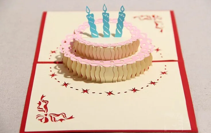 Aliexpress.com: Comprar Tarjeta de cumpleaños 3D personal creativo ...
