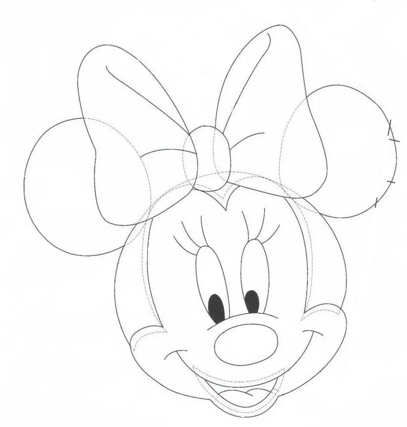 Patrones de Minnie Mouse en foami - Imagui