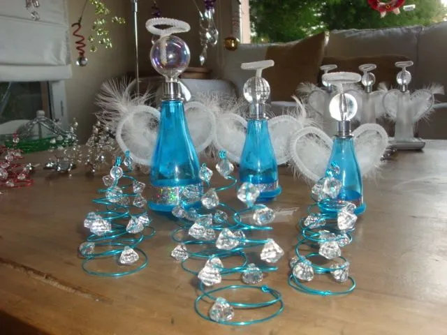 angelitos hechos con frascos de perfume reciclados www ...