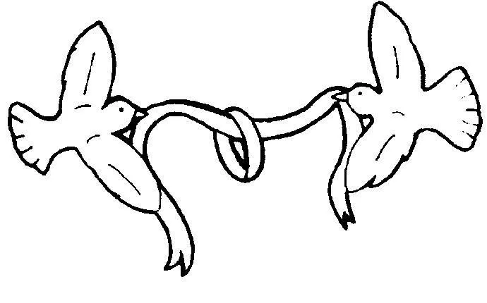Dibujo de palomas para boda - Imagui