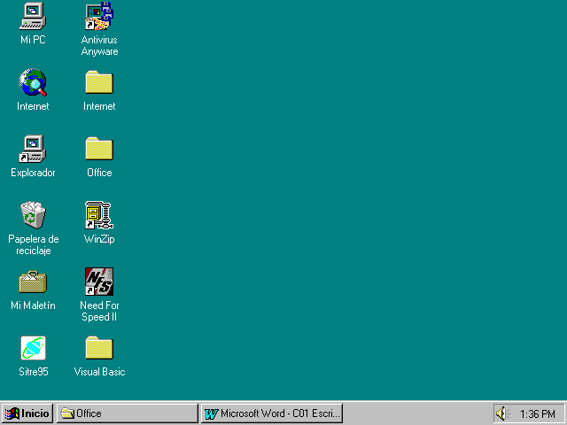 Apuntes de Windows 98: Tema1