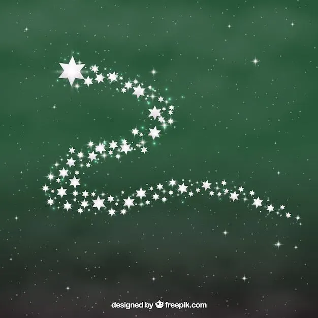 Árbol de Navidad con estrellas | Descargar Vectores gratis