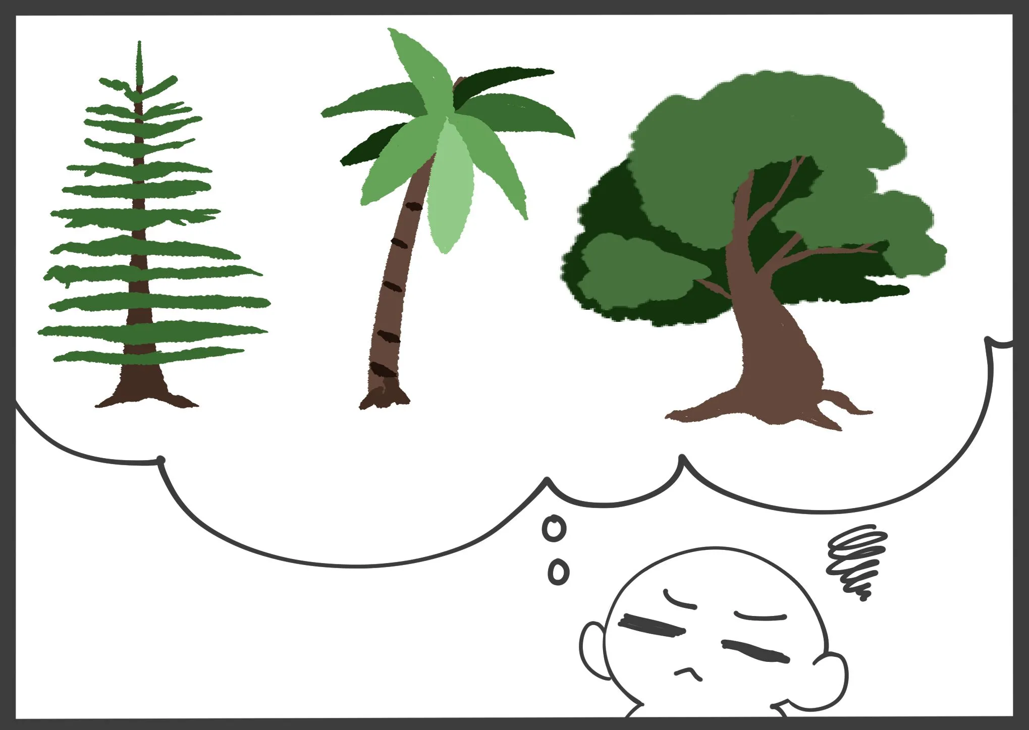 De árboles a bosques: una guía práctica para dibujar vegetación por  AkaruiYoru - Tutoriales en comunidad | CLIP STUDIO TIPS