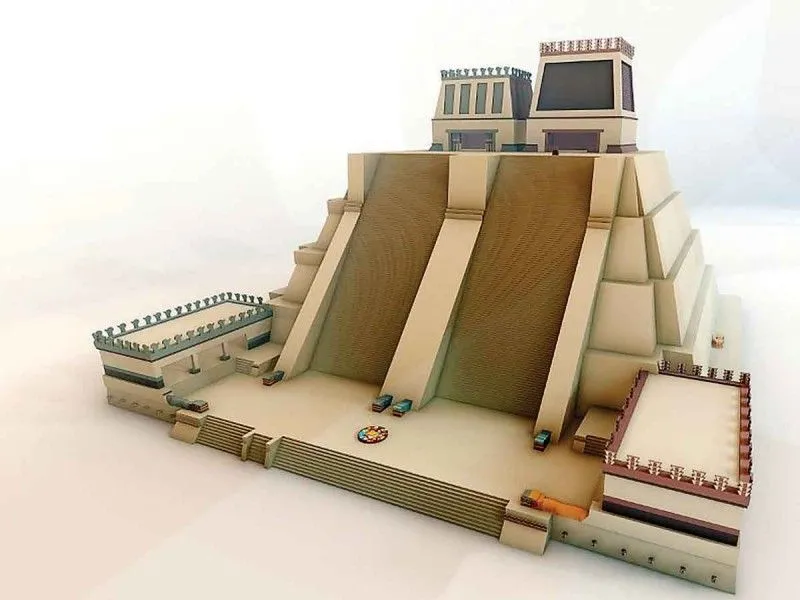 Arman Maqueta Monumental del Templo Mayor; estará en el Zócalo capitalino