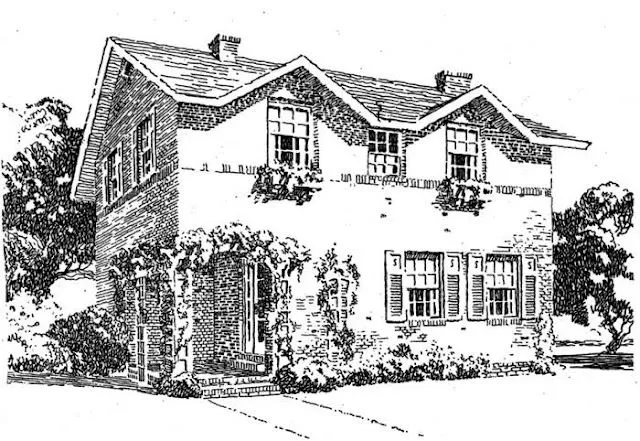 Arquitectura de Casas: Dibujos de casas típicas en Norteamérica.