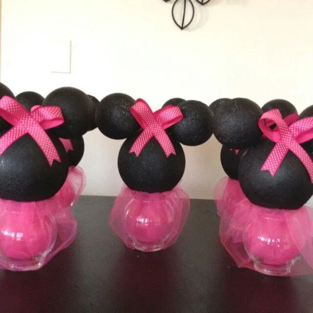 Centros de mesa :) | Birthday Party Ideas … Minnie Mouse Bling ...