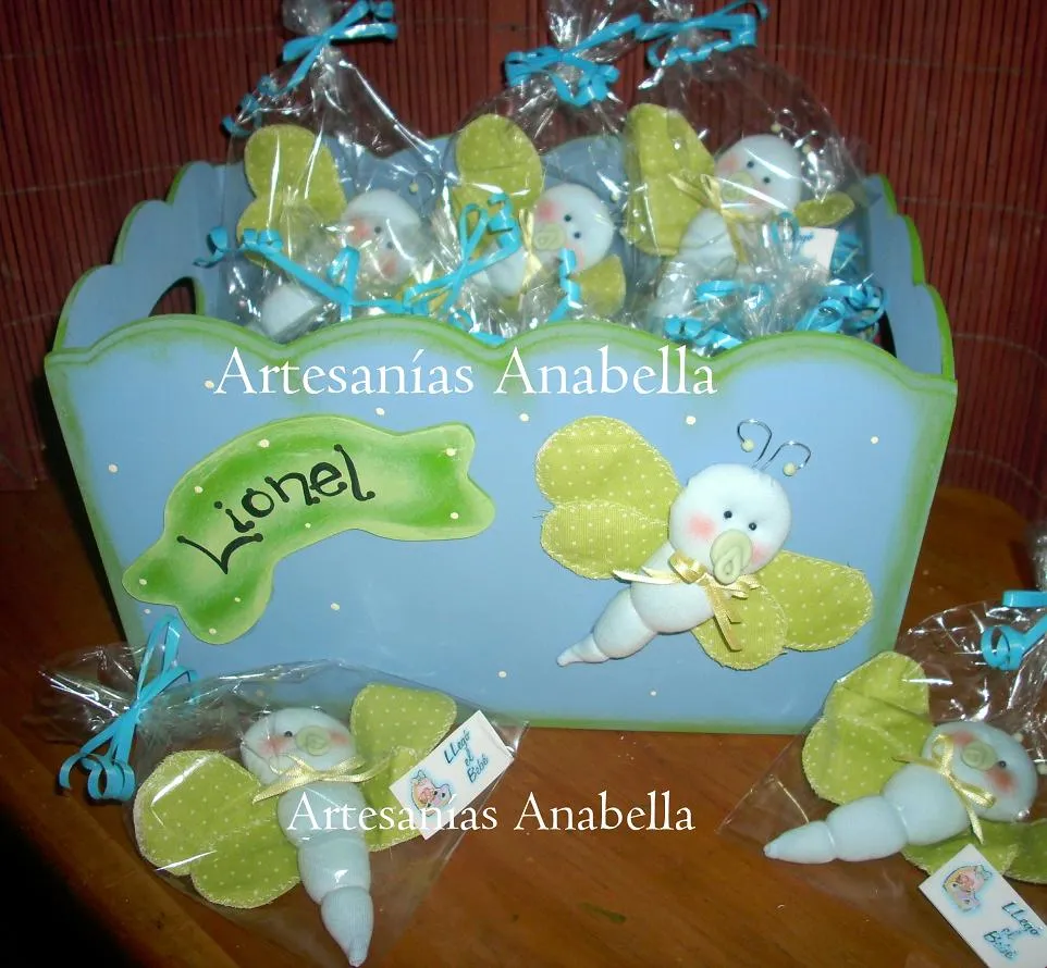 Artesanías Anabella: Cajas portacosméticos para el bebé