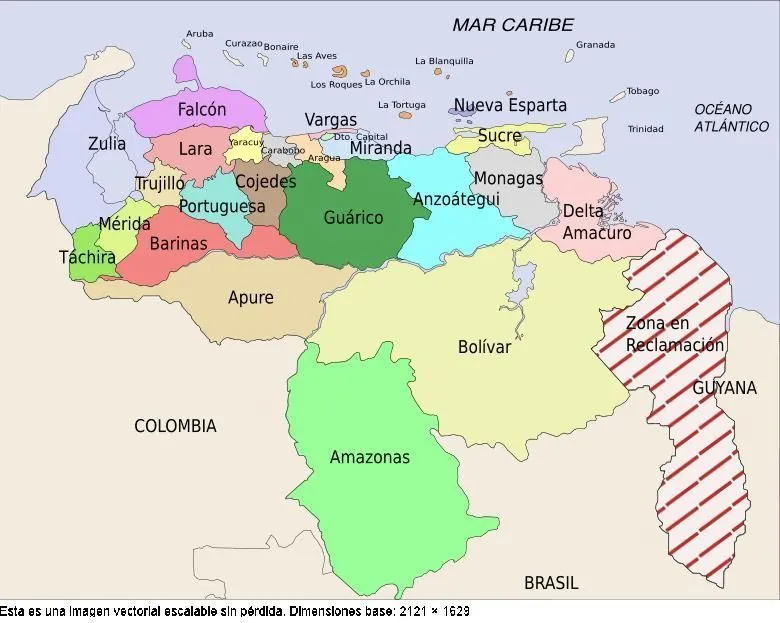 Ask.com | Mapa de venezuela, Venezuela, Mapa para colorear