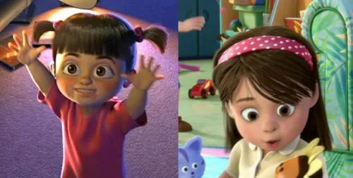  up Boo (from Monsters Inc.) in Toy Story 3? You decide.LEFT: Monster ...