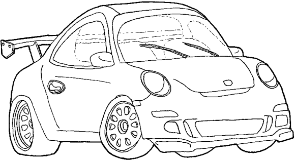 Dibujos para colorear de carros deportivos - Imagui