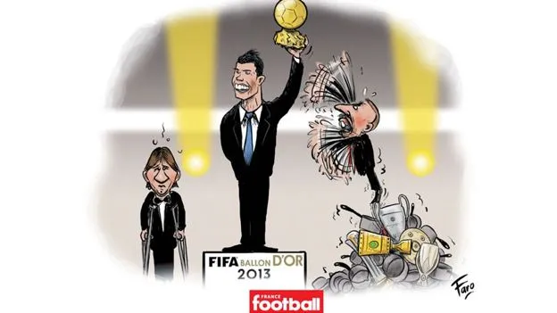 Balón de Oro: Cristiano Ronaldo y la mordaz caricatura de France ...