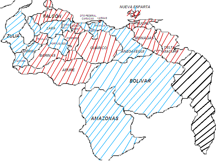 Mapa geografico de venezuela para colorear - Imagui