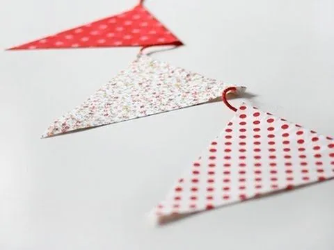Cómo hacer banderines de tela sin costuras - YouTube