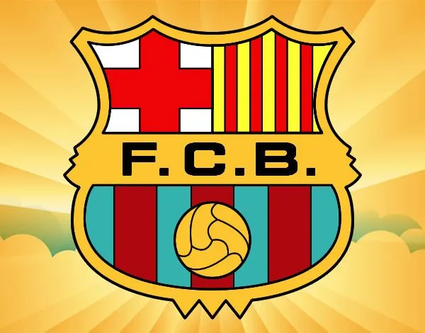 Dibujo de Escudo del F.C. Barcelona pintado por Anto22 en Dibujos ...