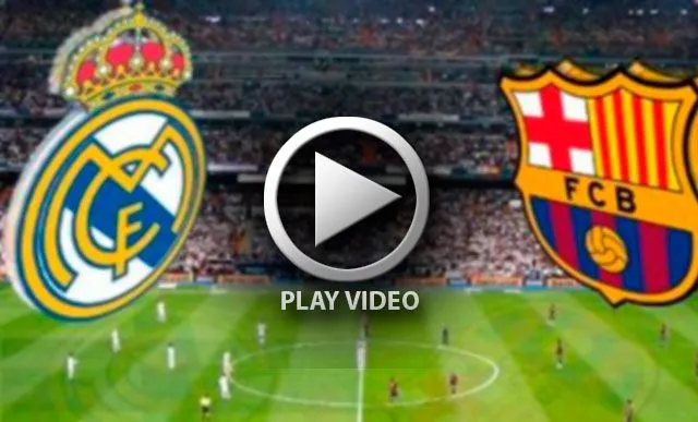 Barcelona vs Real Madrid en vivo por internet, Fecha 9