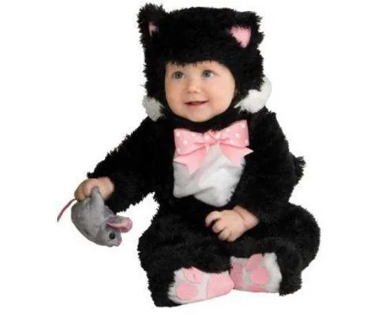 Bebé disfrazado de gato - Imagui