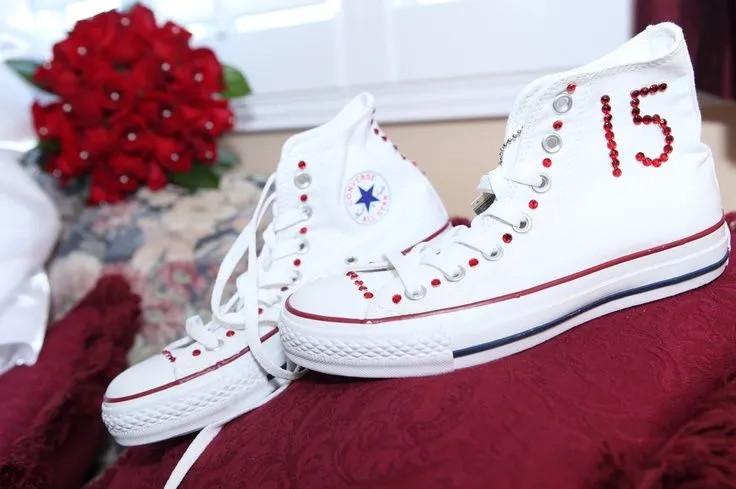 Bedazzled Quince Converse | Party/Gifts Ideas | Pinterest | Converse