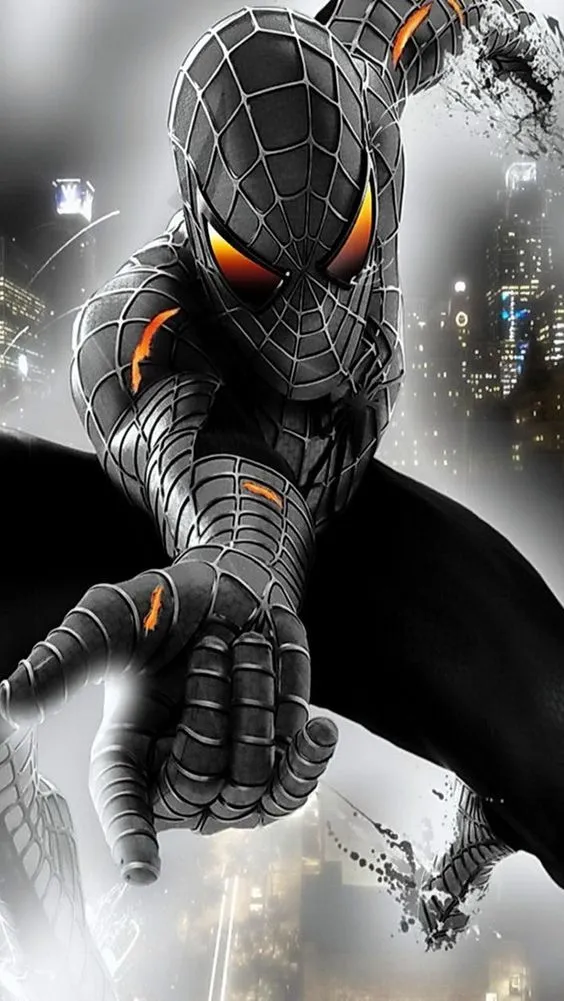 Black Symbiote Spider-Man | Imagens Fodas | Pinterest | Héroes ...