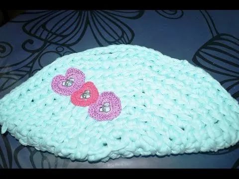 Bolso Cartera semicirculo de Trapillo en Crochet - YouTube
