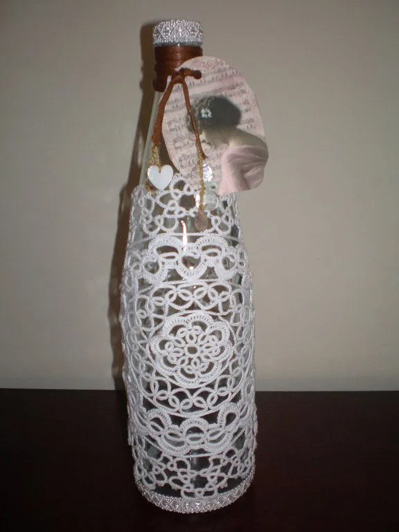 Botellas De Vidrio Decoradas Para Boda Imagui