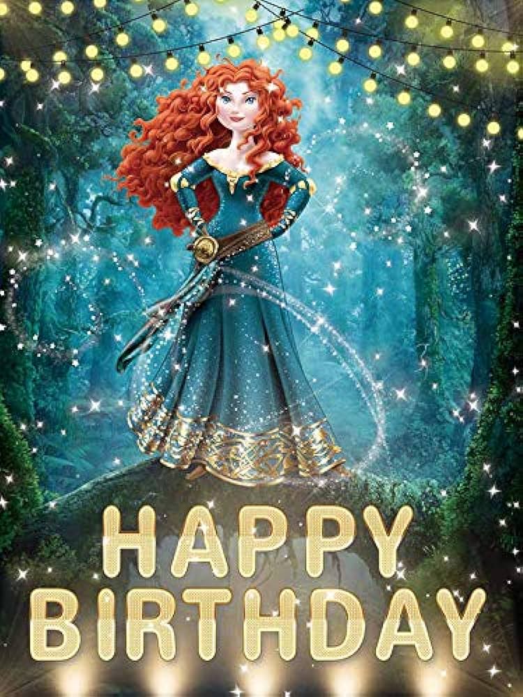 Brave Backdrop Princess Merida Banner Birthday Party Supplies for  Photography Enchanted Forest Backdrop Little Princess Photo  BackgroundTabletop 5x7Ft : Amazon.com.mx: Electrónicos