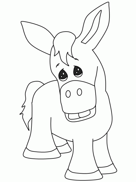 BURROS ANIMADOS Colouring Pages