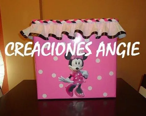 Caja de regalo de Minnie Mouse - Imagui