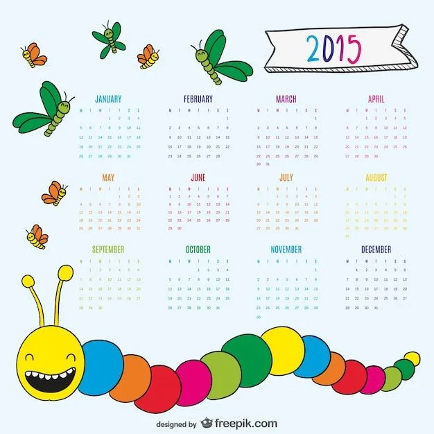 Calendario 2015 | Fotos y Vectores gratis