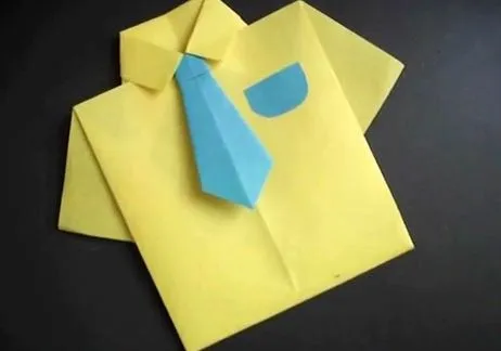 Como hacer una camisa de papel - Imagui