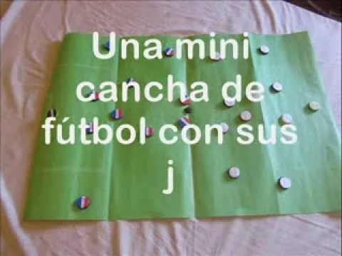 Como hacer una cancha de fútbol con materiales reciclebles? - YouTube