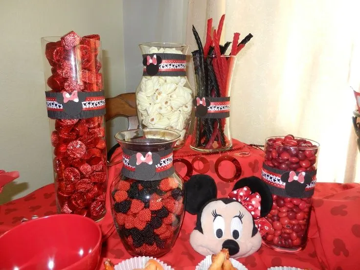 CANDY TABLES/BARS FOR PARTIES on Pinterest | Candy Bars, Minnie ...