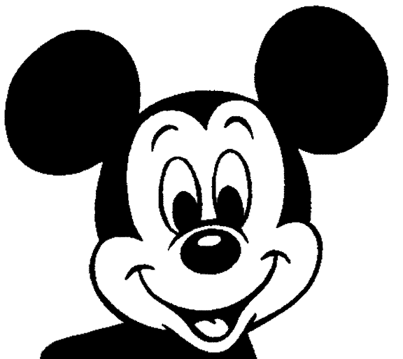 Moldes para imprimir de una carita de Mickey Mouse gratis - Imagui