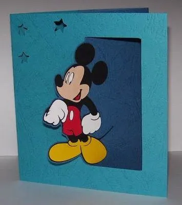  ... Cards: Cómo hacer una Tarjeta Pop-Up de Mickey Mouse 