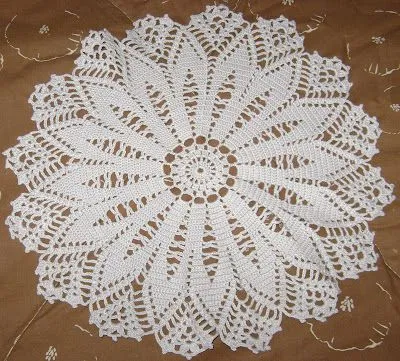 Lila Tejidos Crochet: Carpeta redonda...