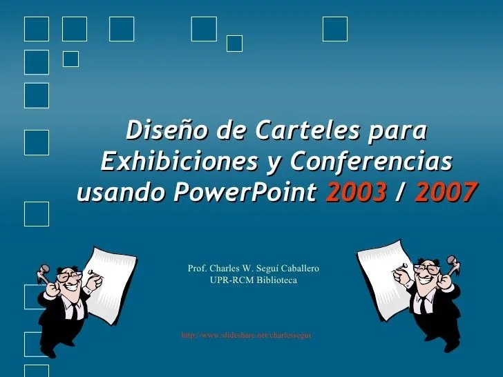 Cartel con Power Point 2003 2007