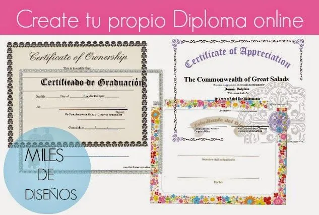 Certificados de participacion para editar - Imagui