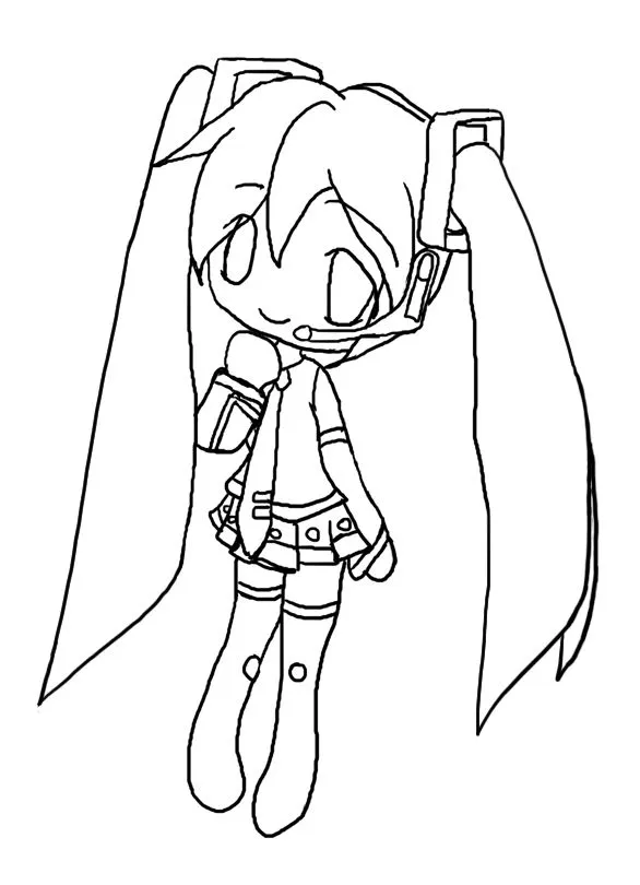 Chibi coloring pages - Imagui