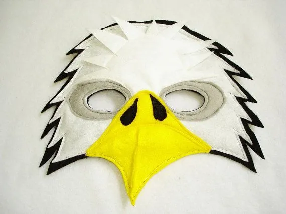Children's Woodland Animal BALD EAGLE Felt Mask